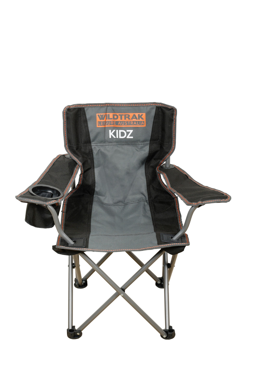 Wildtrak Kidz 67cm Folding Camp Chair - Grey/Black