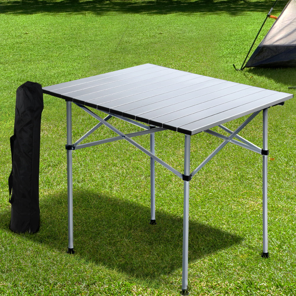 Weisshorn Roll Up Camping Table 70CM