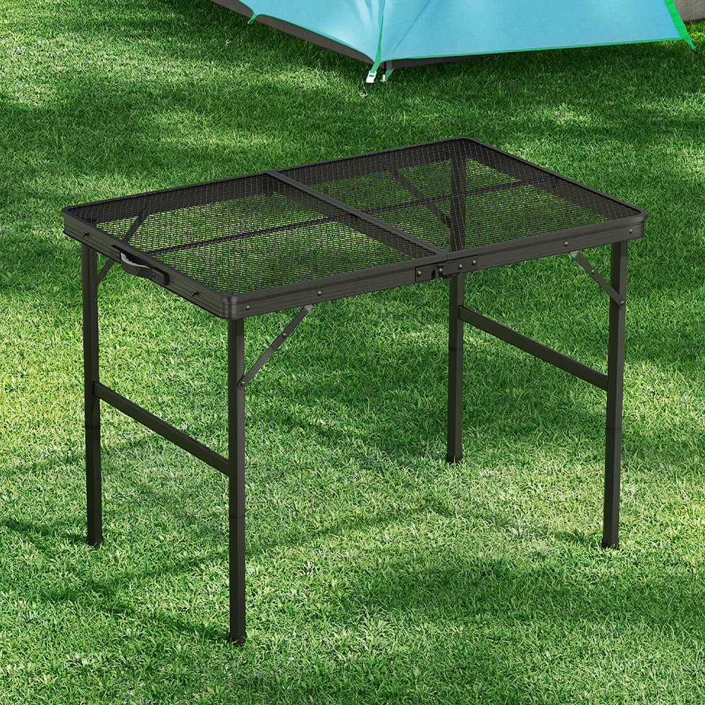 Weisshorn Folding Camping Table 90cm Desk