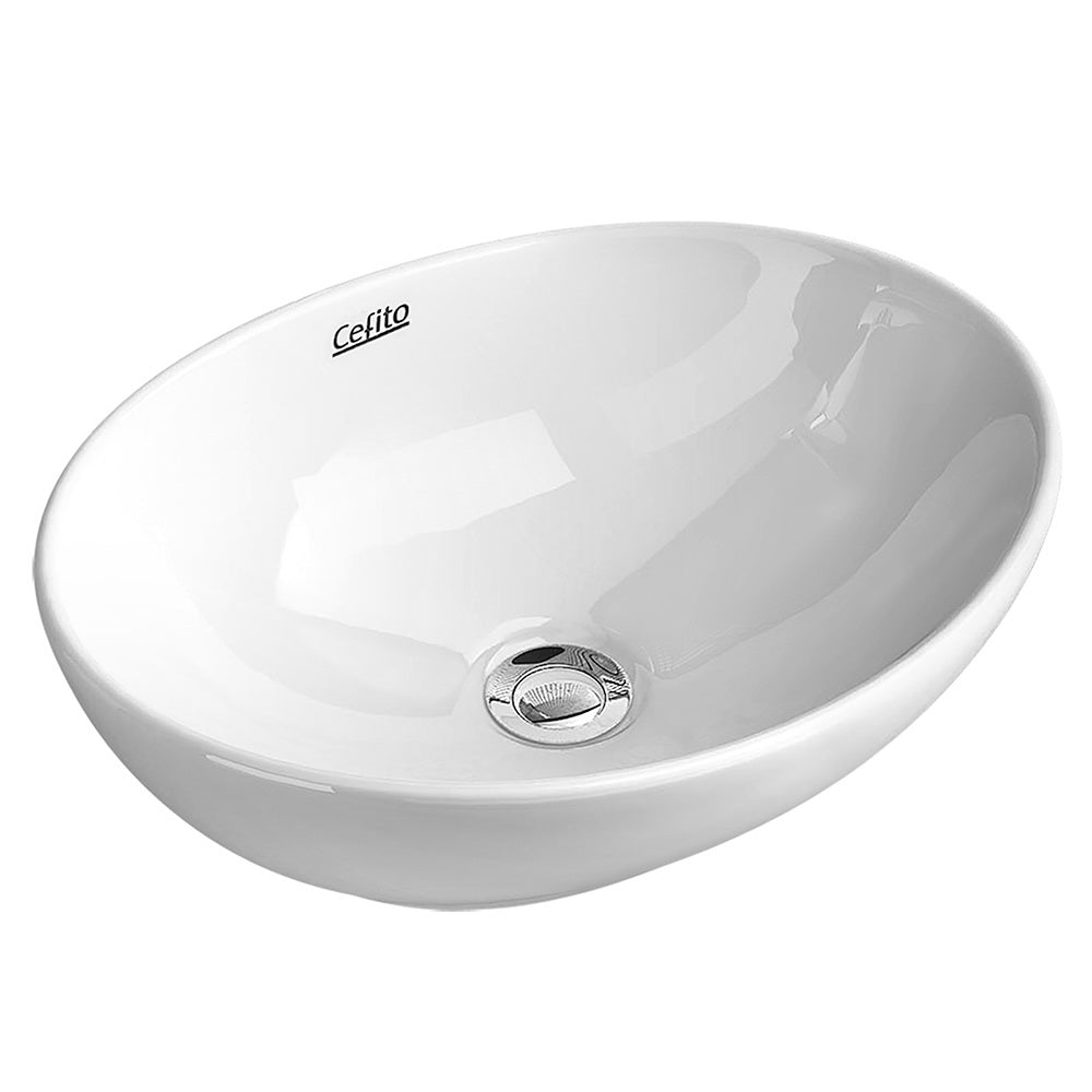 Cefito Bathroom Vanity Basin Above Counter Oval