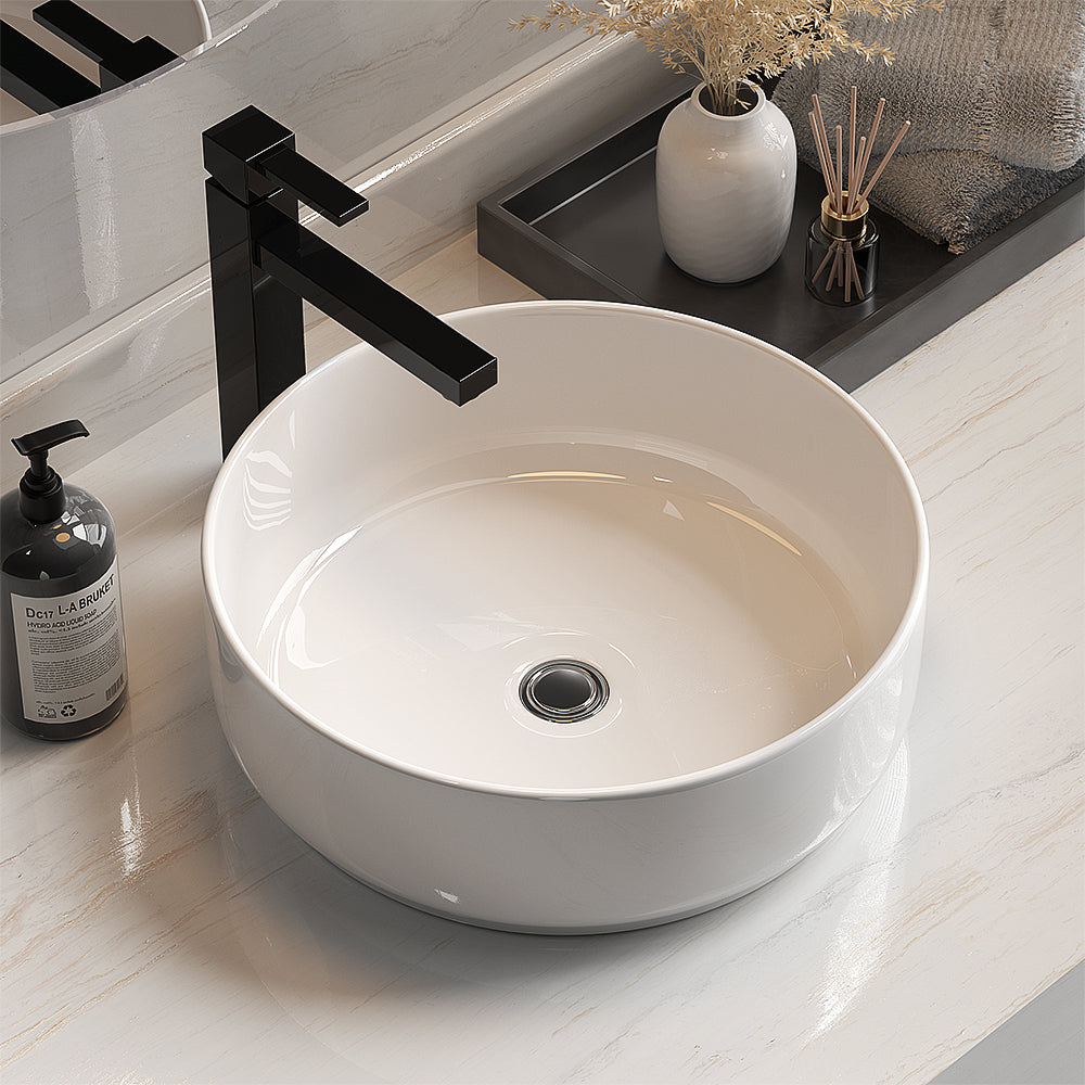 Cefito Bathroom Ceramic Vanity Basin Round 46cm