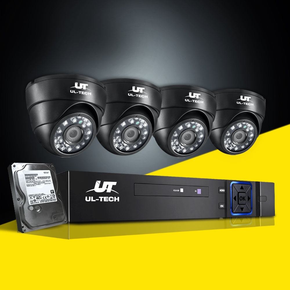 UL-TECH Security Camera System 8CH 4 2TB