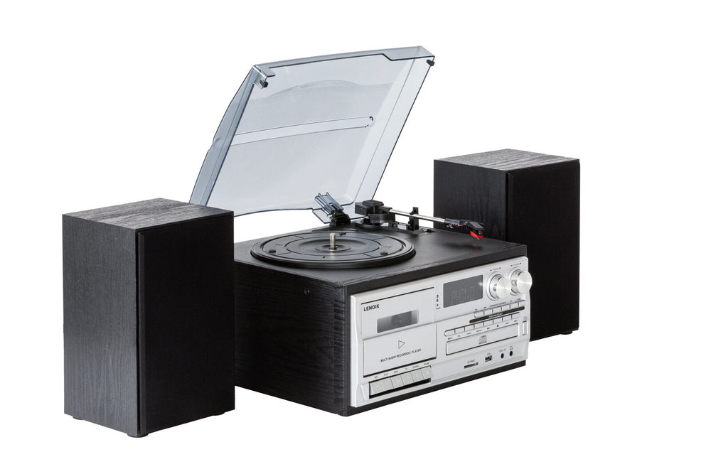 Lenoxx Audio Home Entertainment System (Black) CDs, Vinyl, Bluetooth &amp; More