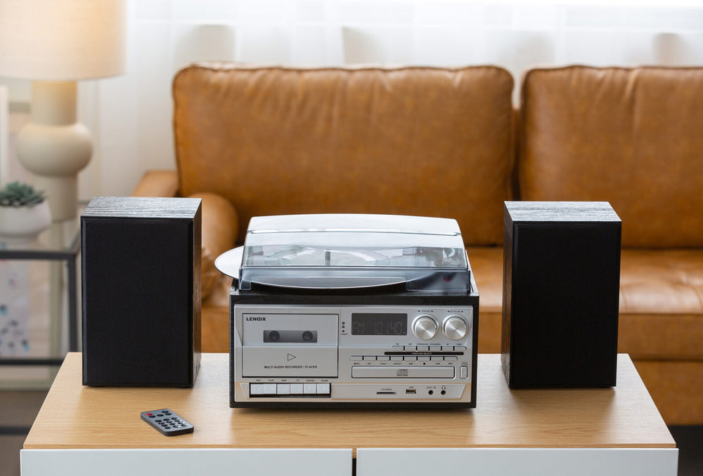 Lenoxx Audio Home Entertainment System (Black) CDs, Vinyl, Bluetooth &amp; More
