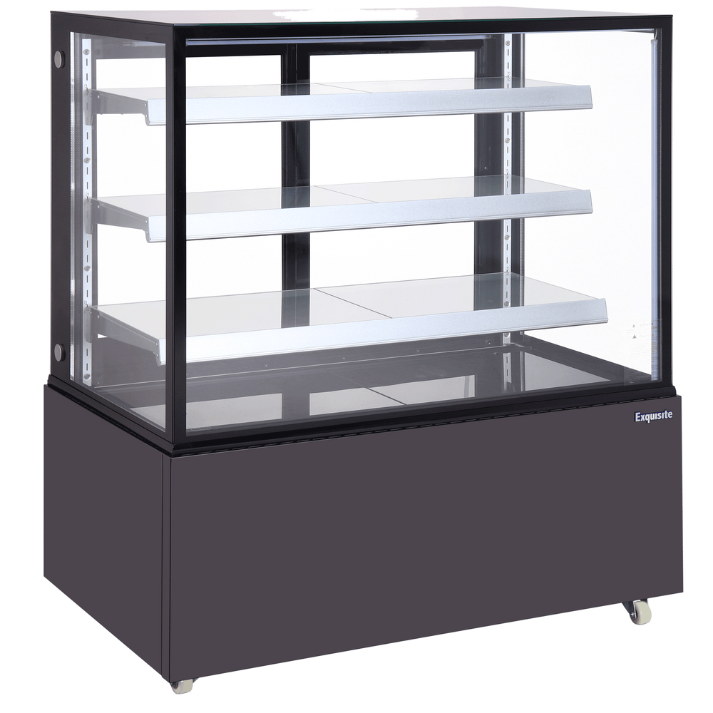 Exquisite CDR312 Four Tiers Cake Display Commercial Refrigerators 1200mm Width
