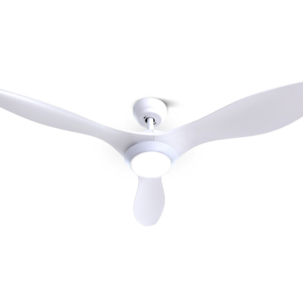 Devanti 3 Blade Ceiling Fan with LED 1300mm White