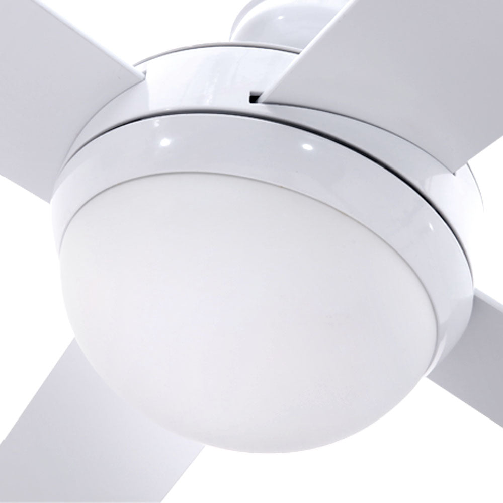 Devanti 4 Blade Ceiling Fan with LED 1300mm White