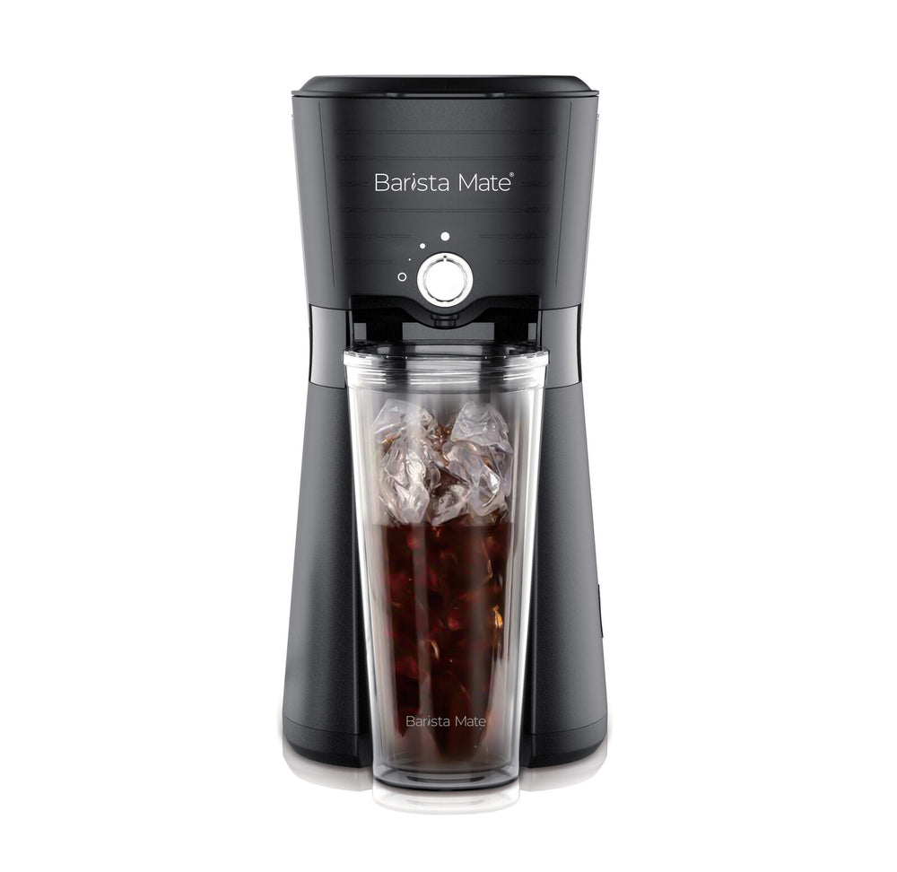 Barista Mate Digital Iced Coffee Maker w/ 10oz, Reusable Cup &amp; Straw Included