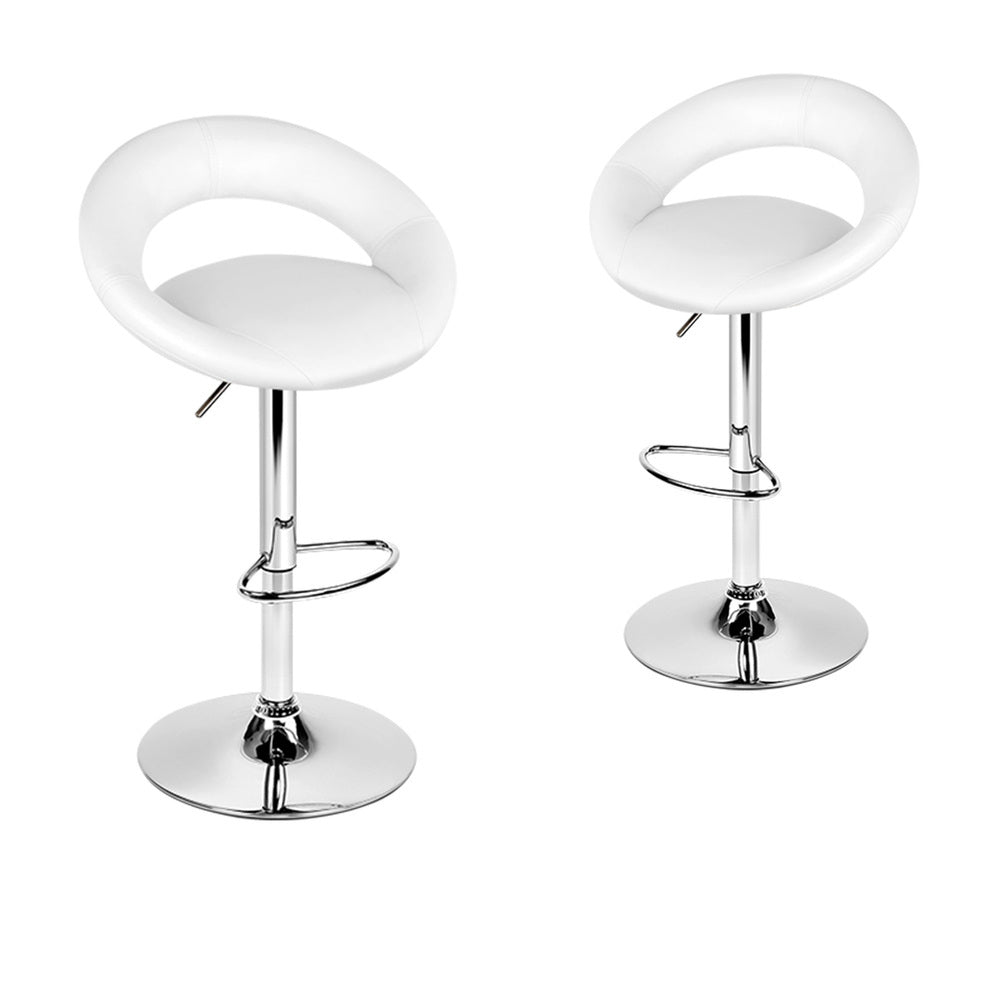 ALFORDSON Set of 4 Ovadia Bar Stools (White)