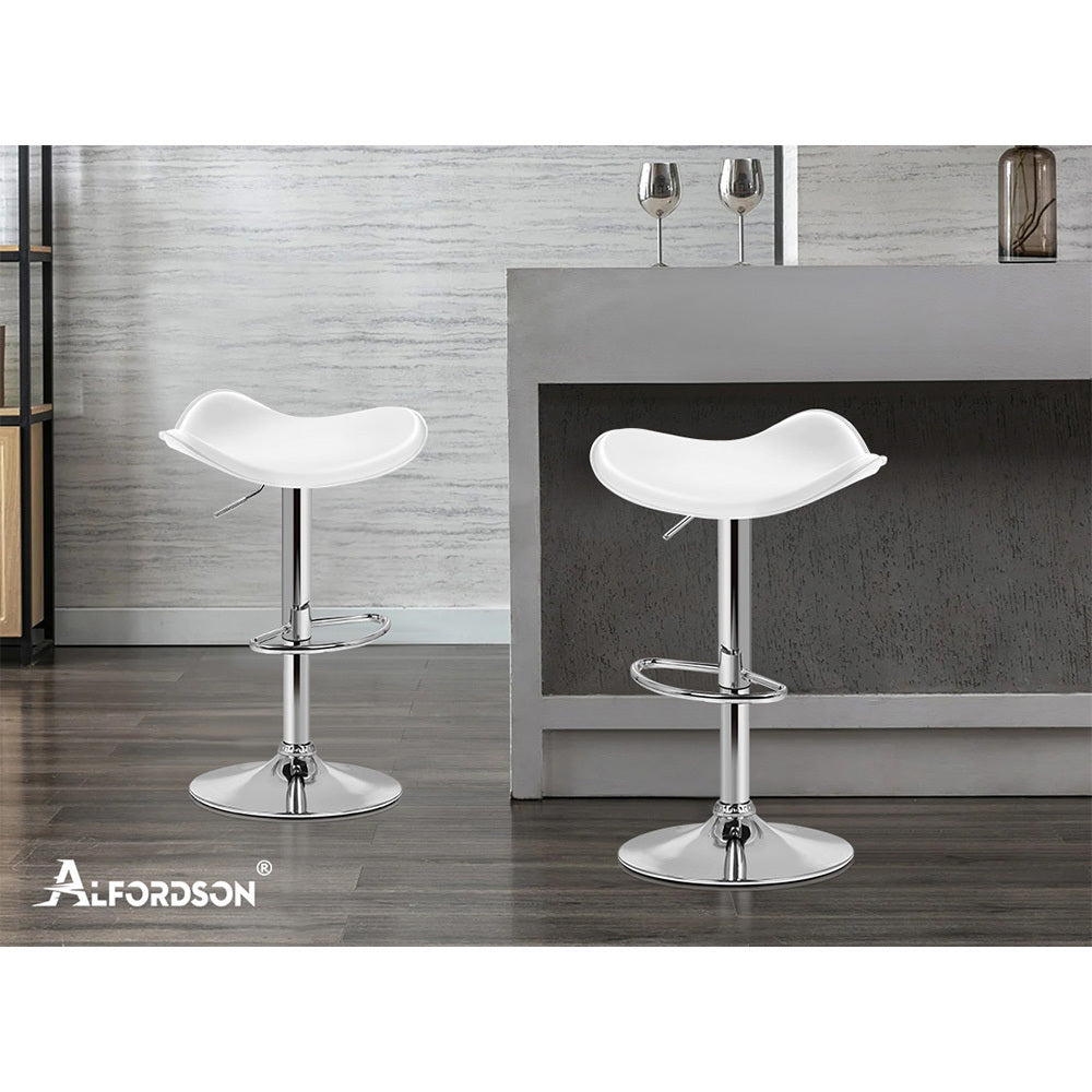 ALFORDSON Set of 2 Portia Bar Stools (White)