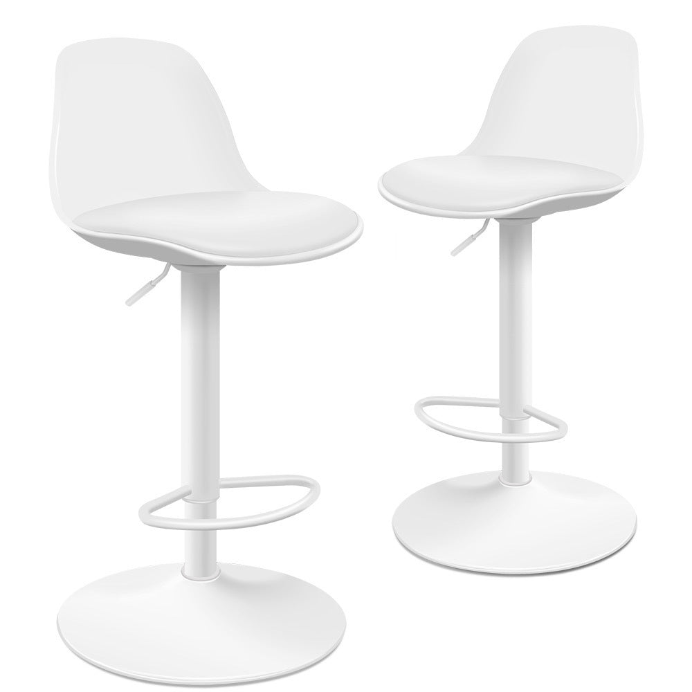 ALFORDSON Set of 2 Philip Bar Stools (White)