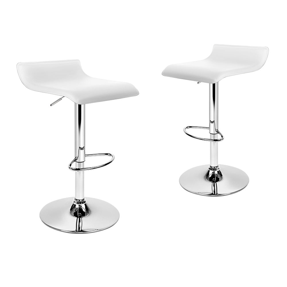 ALFORDSON Set of 2 Saxton Bar Stools (White)