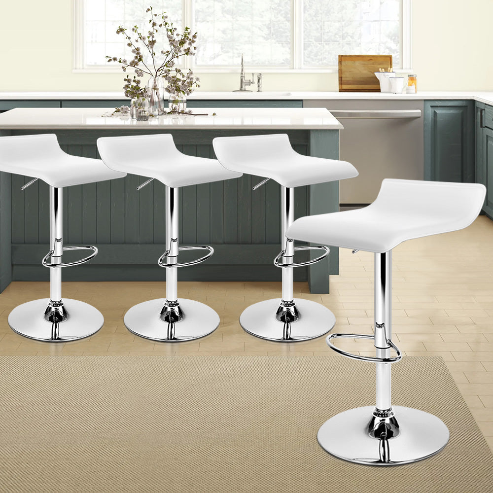 ALFORDSON Set of 4 Saxton Bar Stools (White)