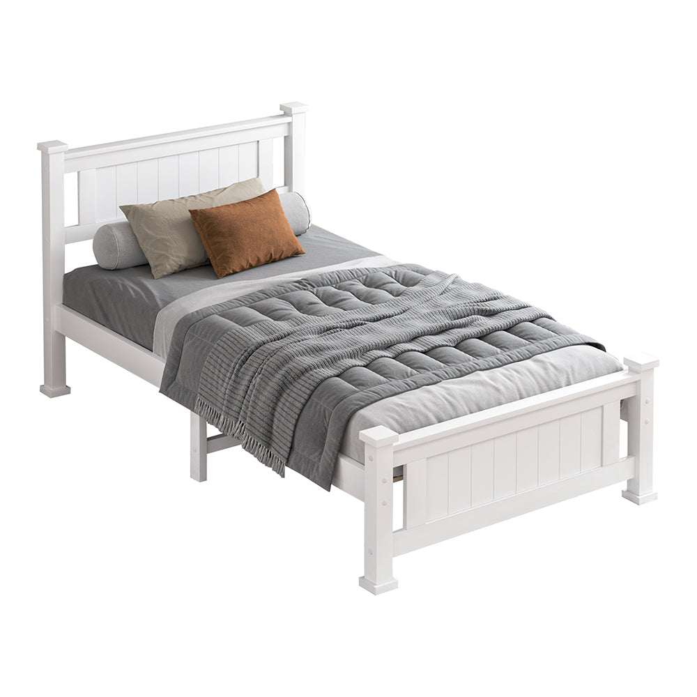 ALFORDSON Bed Frame Wooden Timber Single Size Mattress Base Platform Arne