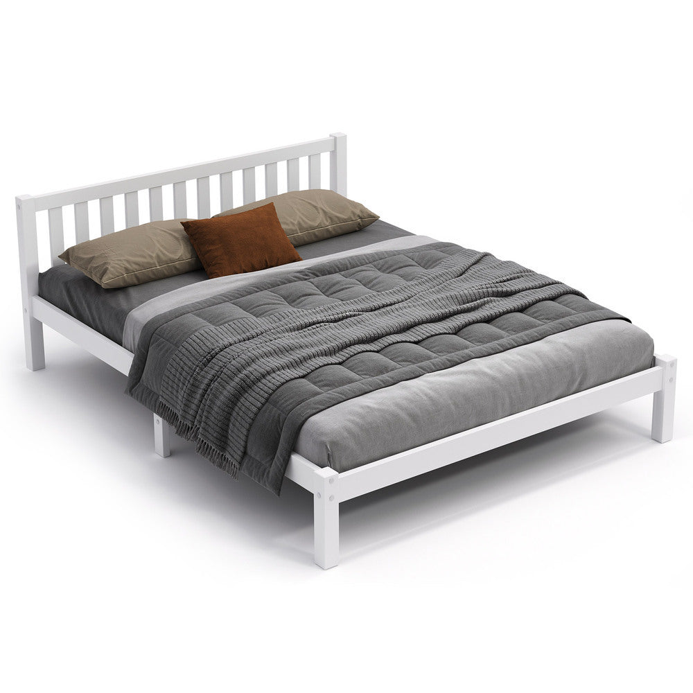 ALFORDSON Bed Frame Wooden Timber King Size Mattress Base Platform Fenella