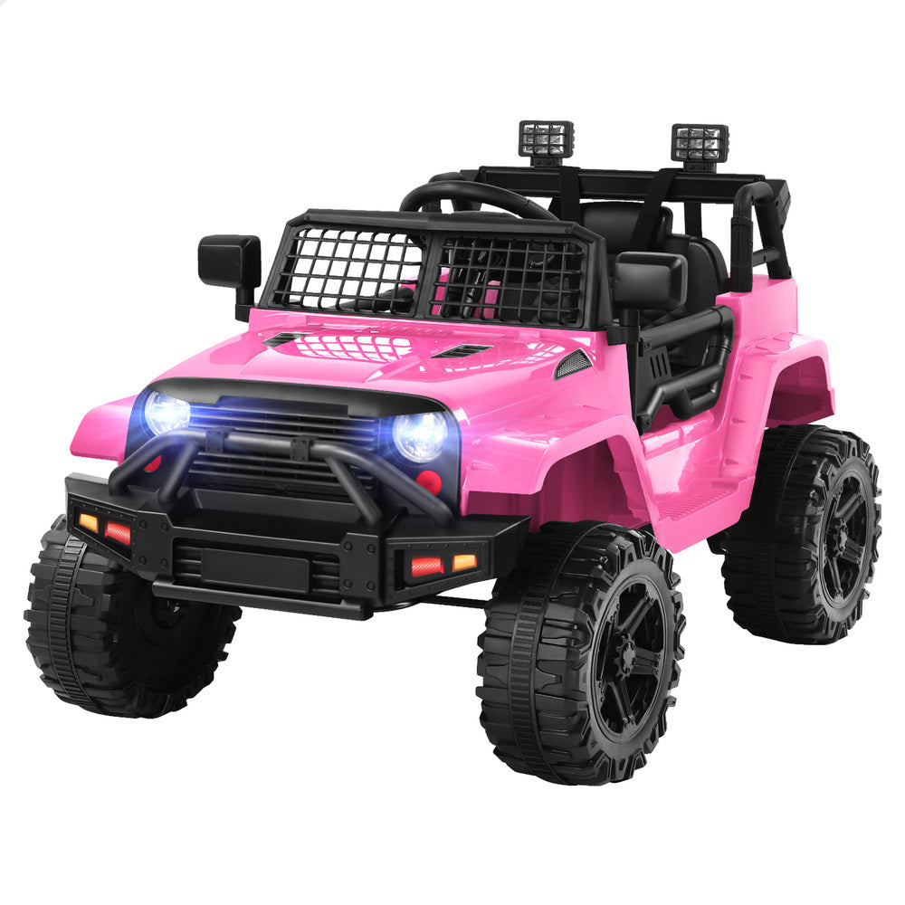 ALFORDSON Kids Ride On Car Toy Jeep Electric 12V 70W Motors R/C LED Lights Pink