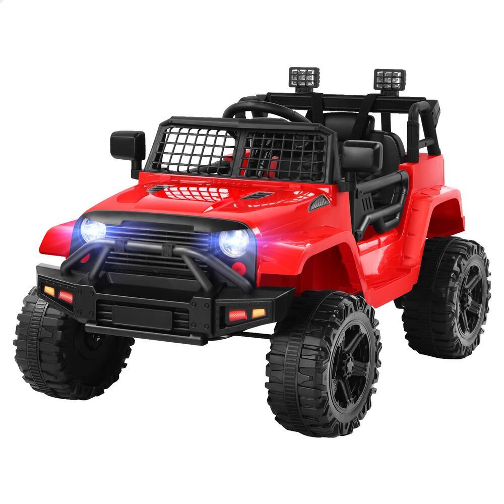 ALFORDSON Kids Ride On Car Toy Jeep Electric 12V 70W Motors R/C LED Lights Red