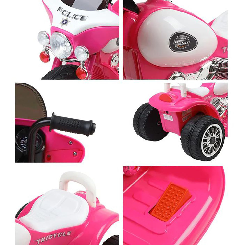 ALFORDSON Kids Ride On Car Electric Motorcycle 25W Motor Harley-Inspired Pink