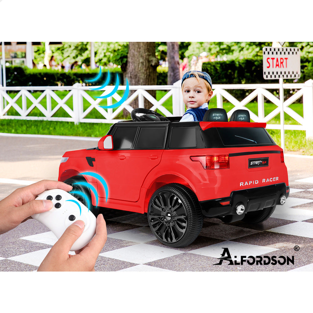 ALFORDSON Kids Ride On Car 12V Eletric Motor Remote Car Toy MP3 LED Light Red