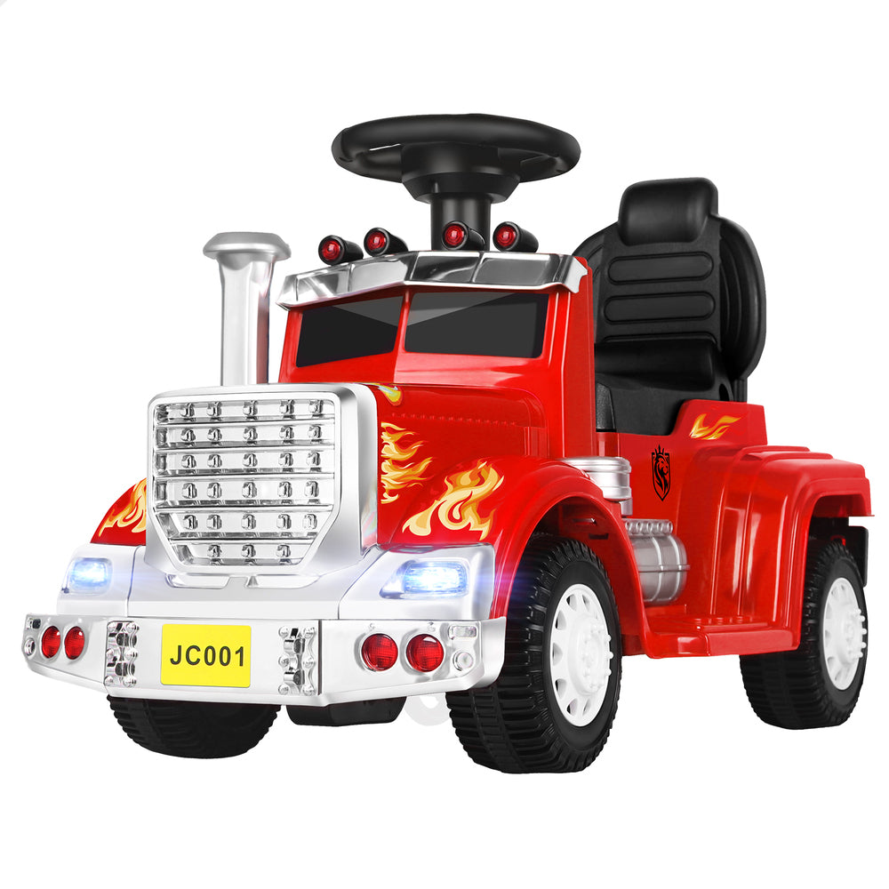 ALFORDSON Kids Ride On Car Electric Toy Truck 25W Motor w/ LED Lights Red