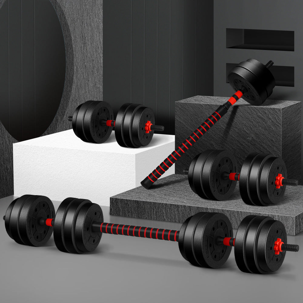 BLACK LORD 40kg 3in1 Adjustable Dumbbell &amp; Barbell Set