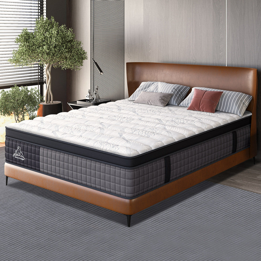 STARRY EUCALYPT Mattress Pocket Spring King Size Latex Euro Top 34cm 9 zone