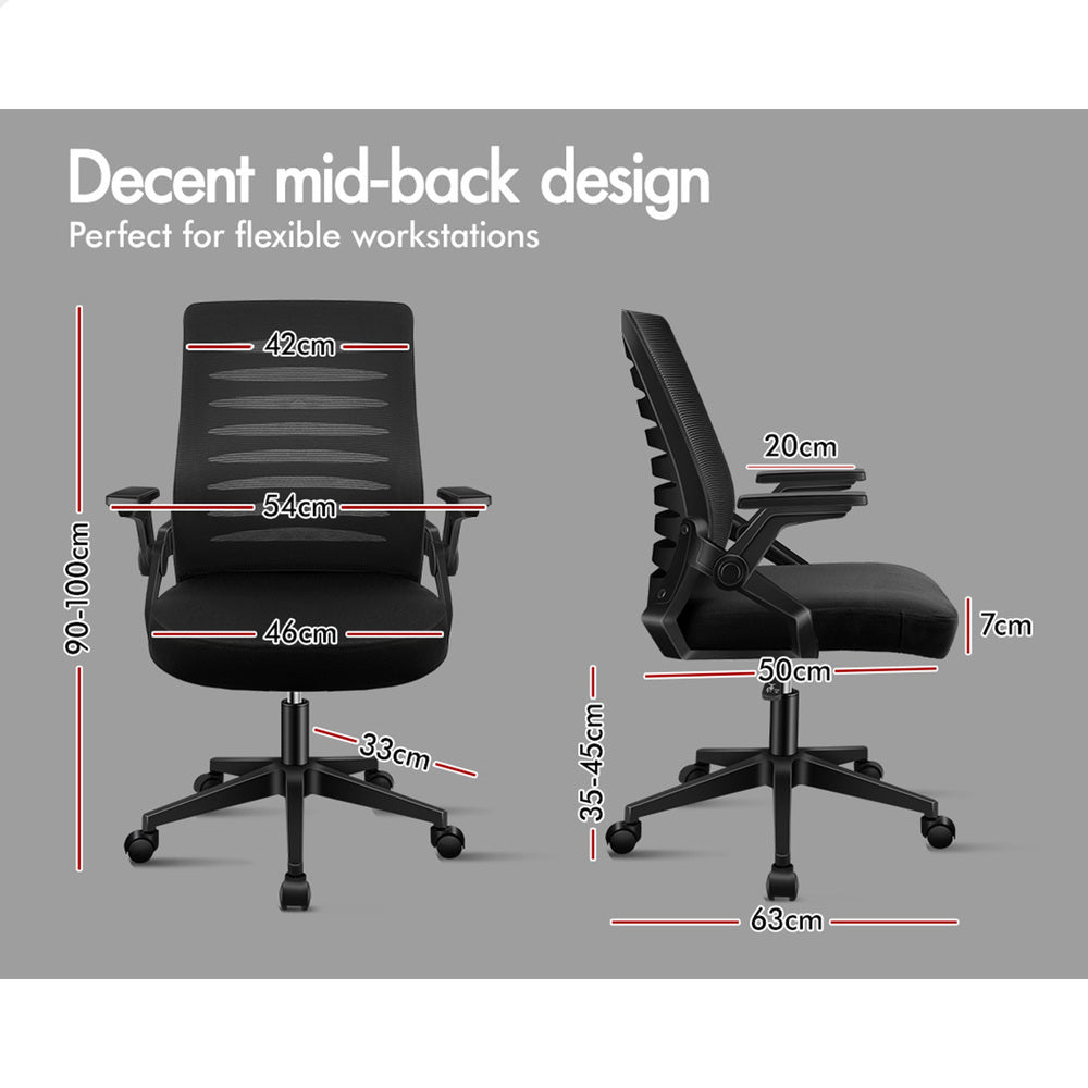 ALFORDSON Mesh Office Chair Executive Computer Seat Gaming Racing Work Black