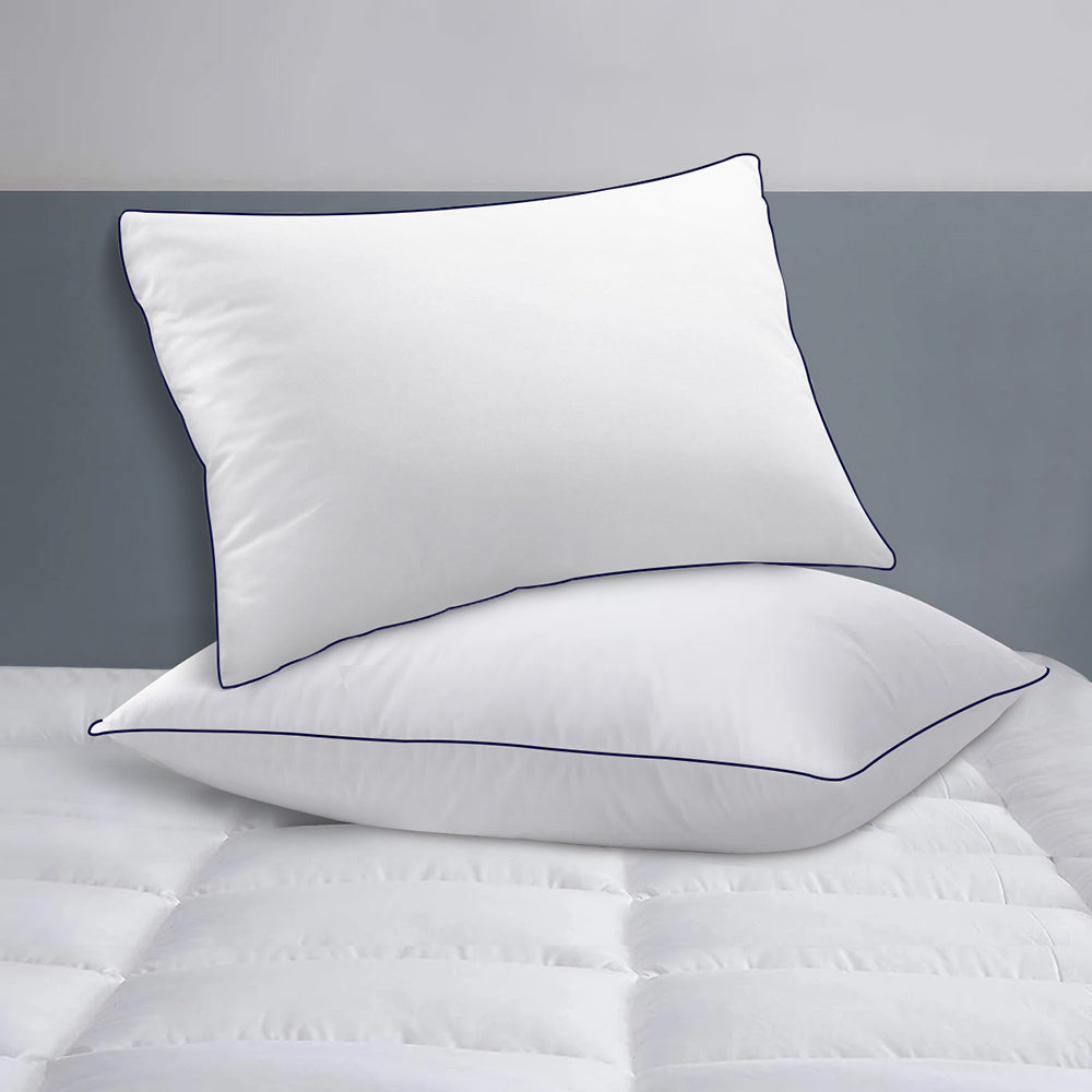 STARRY EUCALYPT Bed Pillow 1.5kg Filling Microfibre Set of 2