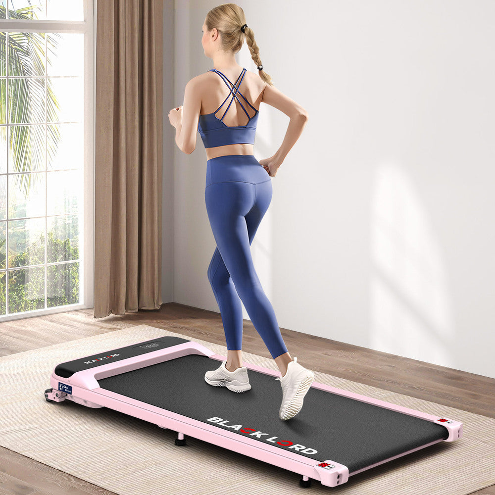 BLACK LORD Treadmill Electric Walking Pad Home Office Gym Fitness Incline MS2 Pink