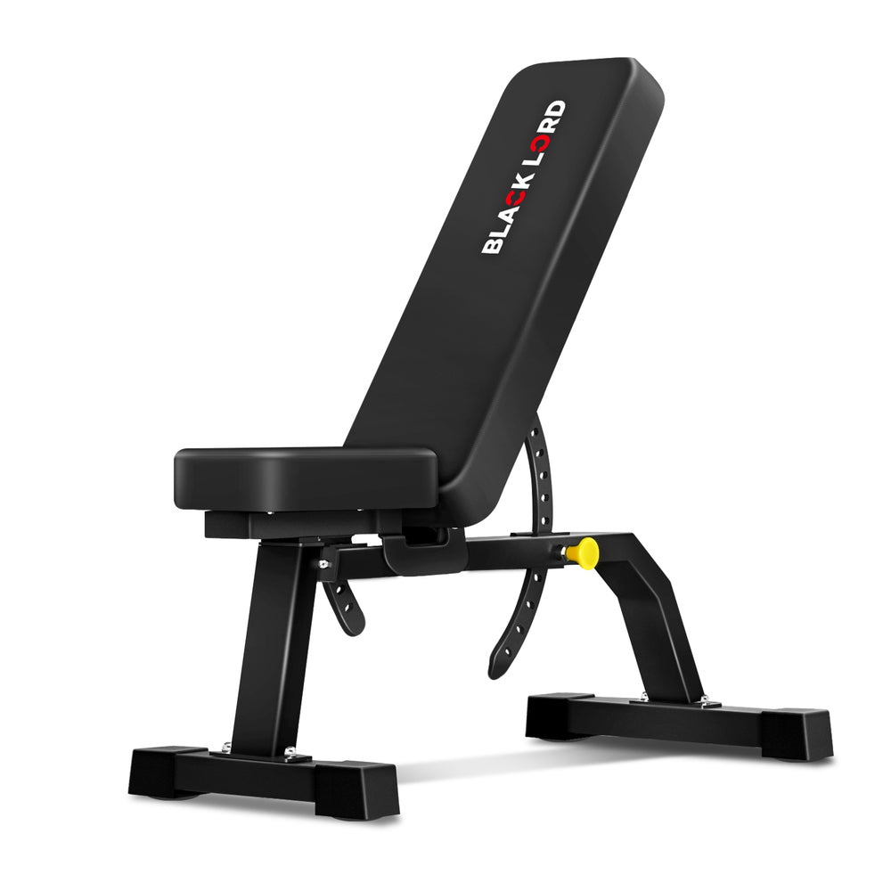 BLACK LORD Weight Bench Commercial Flat Incline Press Fitness Home Gym