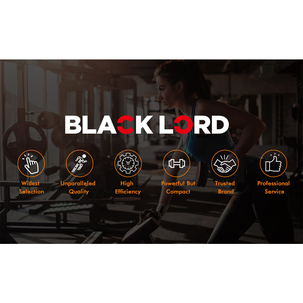 BLACK LORD Adjustable FID Bench Sit Up Weight Bench