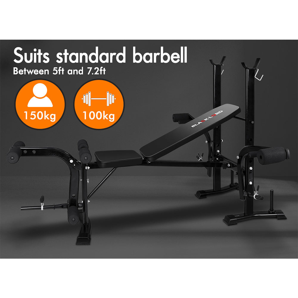 BLACK LORD 8-IN-1 Weight Bench Press with Butterfly Attachment