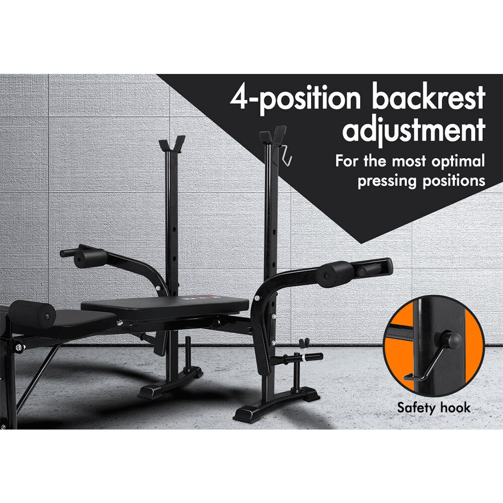 BLACK LORD 8-IN-1 Weight Bench Press with Butterfly Attachment