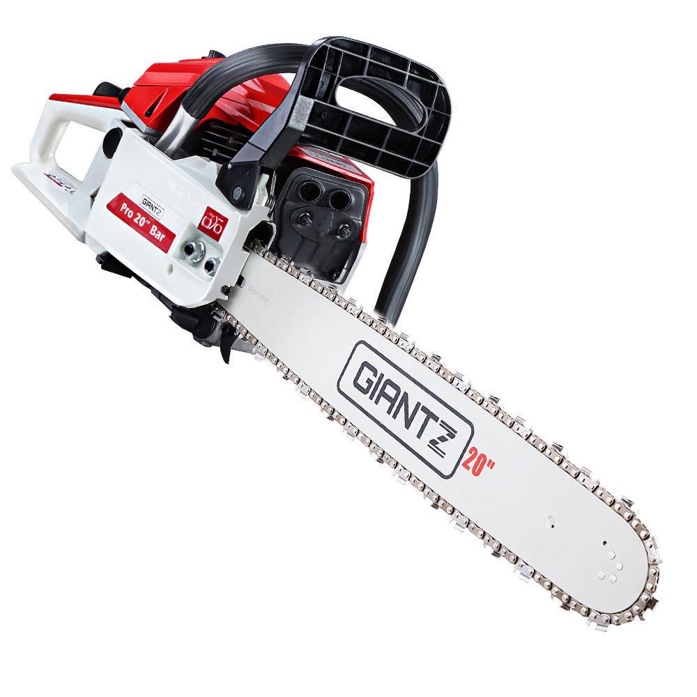 Giantz Petrol Chainsaw Commercial E-Start 20