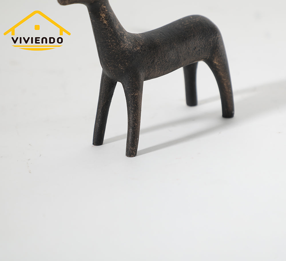 Magestic Deer Art Sculpture with Bronze Flecks