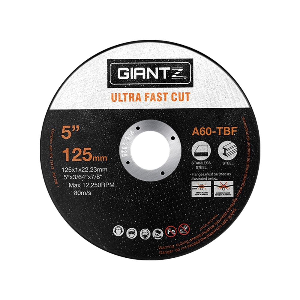 Giantz 100-Piece Cutting Discs 5 125mm Angle Grinder