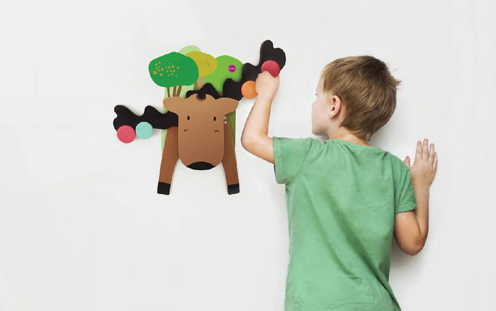 Oribel VertiPlay Wall Toy: Goofy Moose Balancer