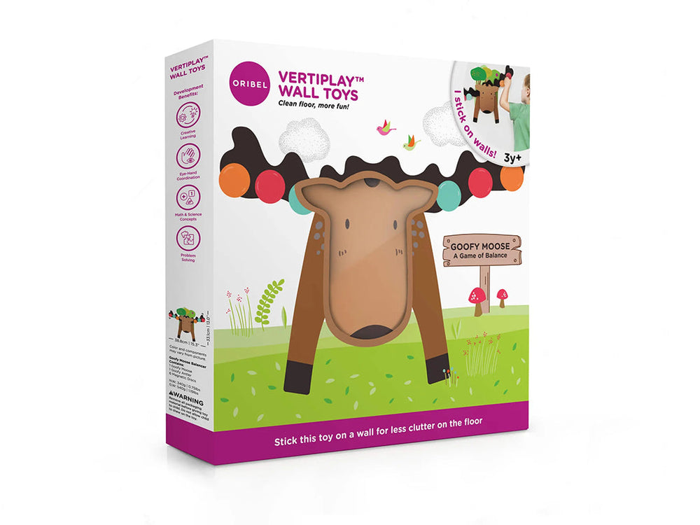 Oribel VertiPlay Wall Toy: Goofy Moose Balancer