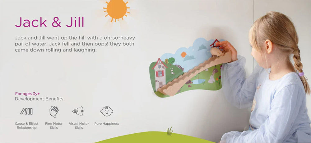 Oribel VertiPlay Wall Toy: Jack &amp; Jill