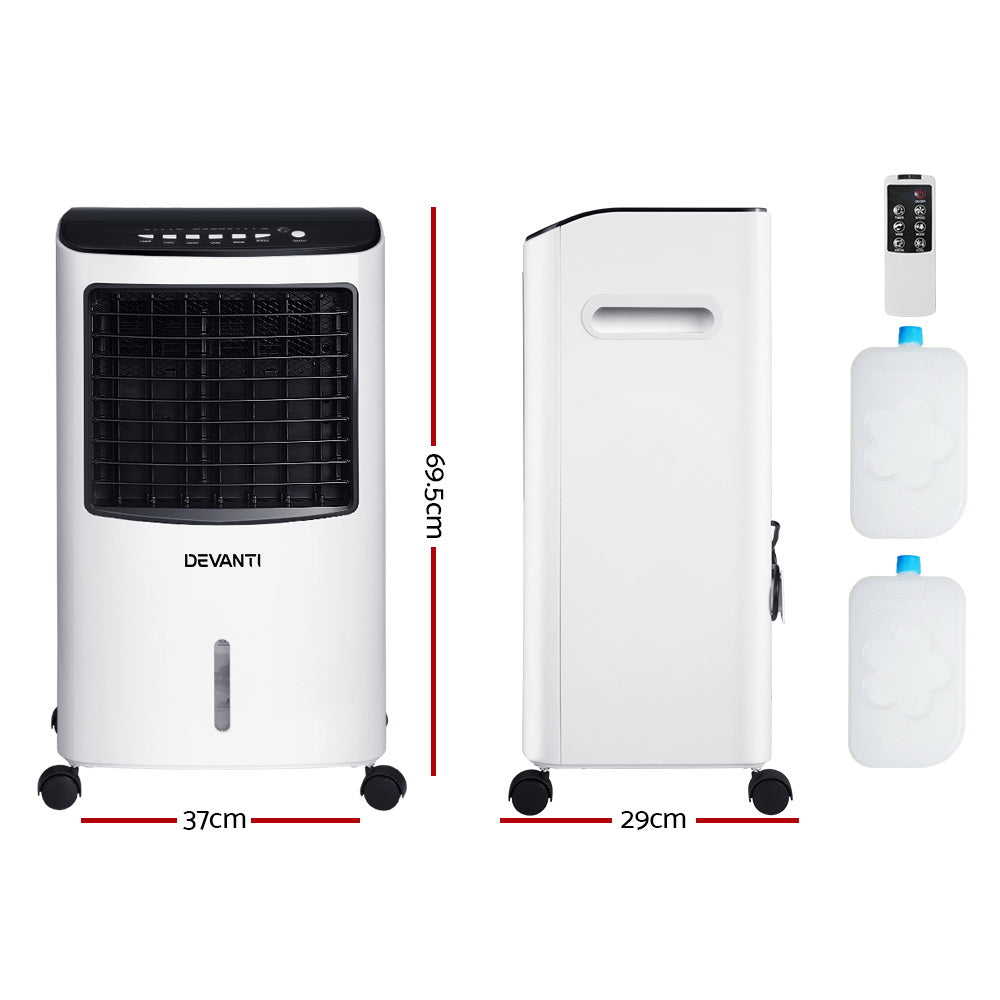 Devanti Portable Evaporative Air Cooler 8L