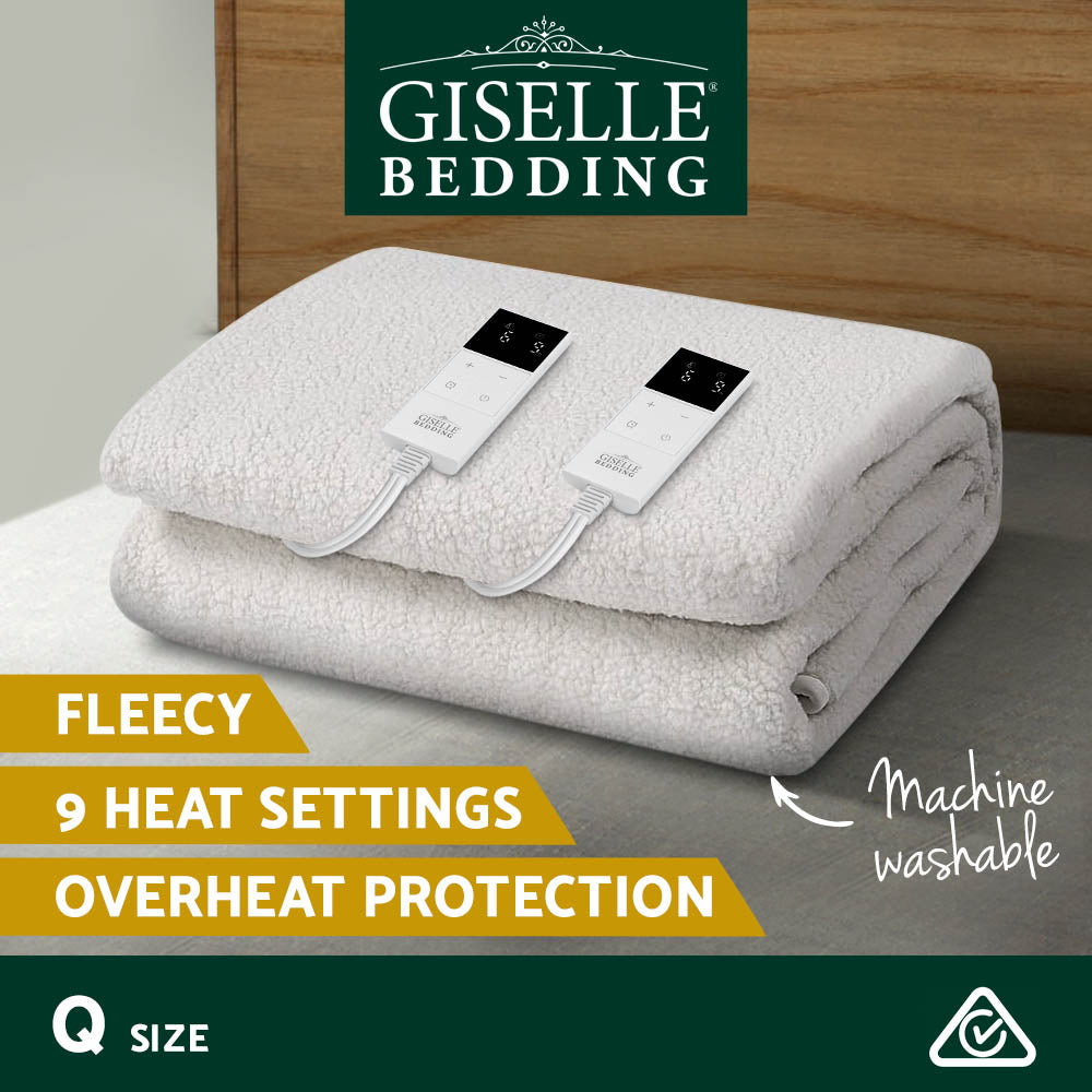 Giselle Heated Electric Blanket Queen Fitted