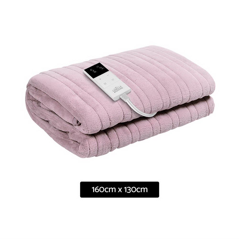 Giselle Electric Throw Blanket - Pink