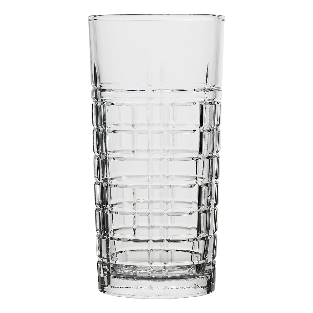 6pc Ecology Jasper 320ml Hi Ball Glass Tumblers - Clear