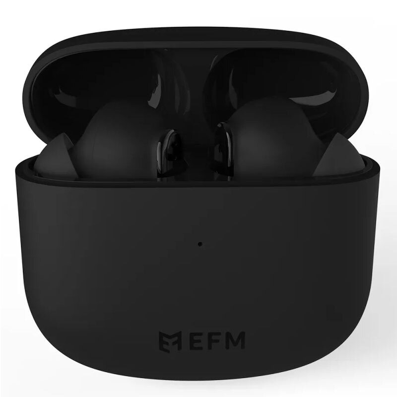 EFM TWS Detroit Earbuds w/ Wireless Charging Black
