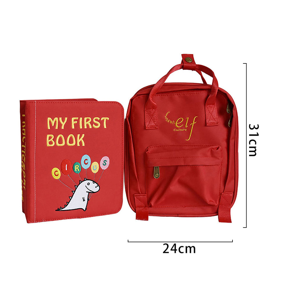 My First Book Circus Bright Red Montessori Education Kids Gift Books