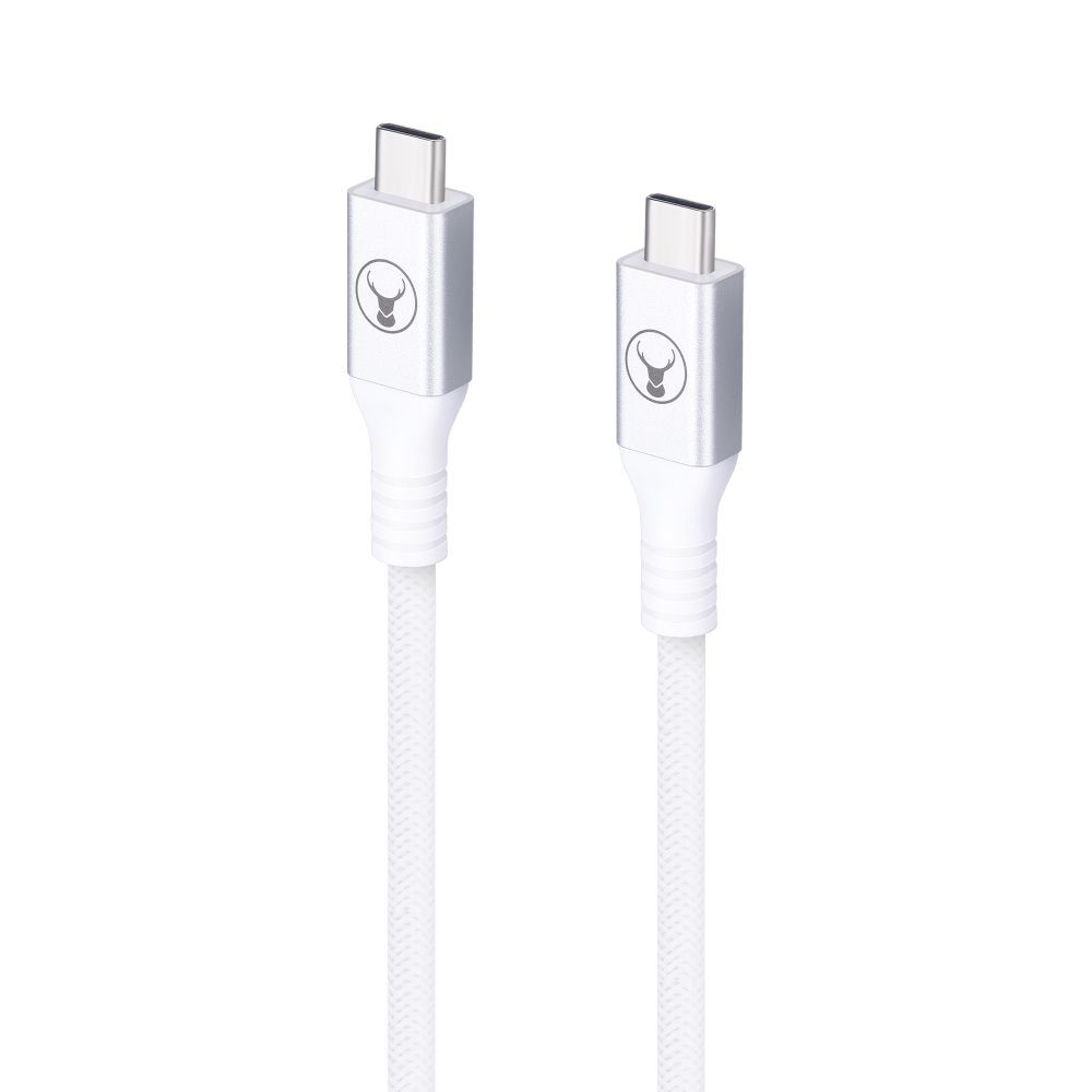 Bonelk Long-Life 2m USB Type C to USB-C 10Gbps Cable - White