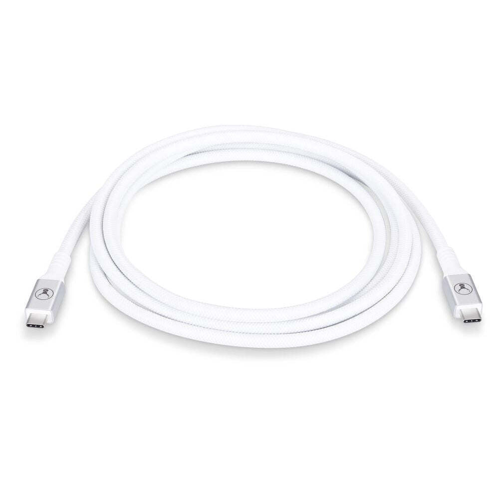 Bonelk Long-Life 2m USB Type C to USB-C 20Gbps Cable - White