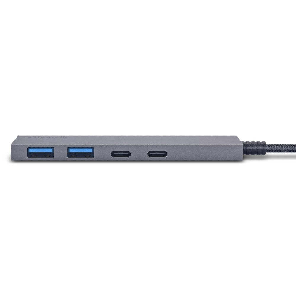 Bonelk Long-Life USB-C 4in1 Multiport Slim Hub - Space Grey