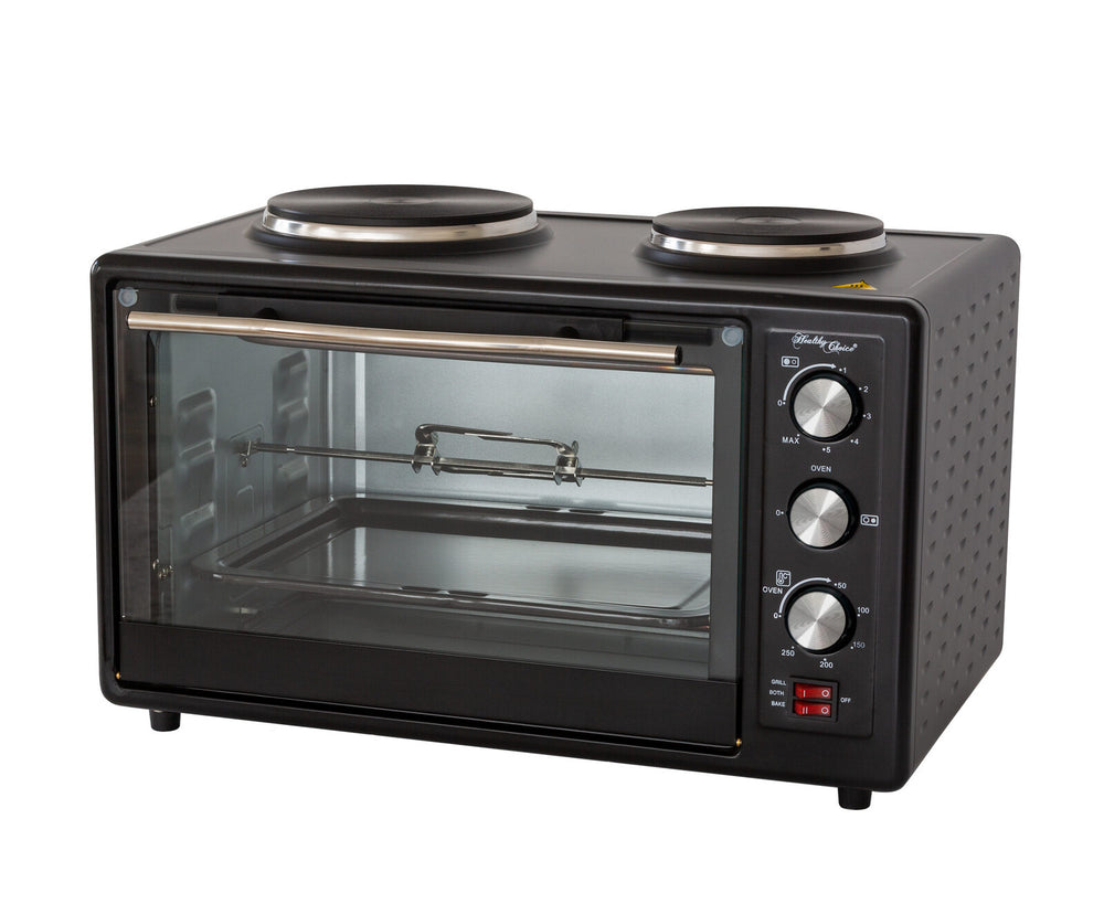 Healthy Choice Portable Oven with Rotisserie Cooking, 34L Capacity, 2400W