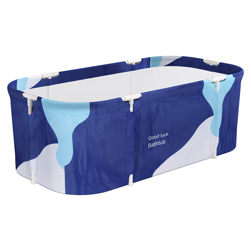 Weisshorn Folable Bathtub 134x65CM Navy Blue